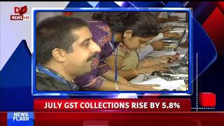 Headlines @8am | July GST collections rise by 5.8 percent; Other top stories