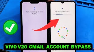 Vivo V20 (2040) Gmail Account Bypass ANDROID 13 | Vivo V20 Frp Bypass Talkback Not Working