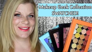 My (105) Makeup Geek Eyeshadows - SWATCHED! | Makeup Your Mind