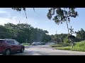 amtrak auto train 53 with dash 8 crossing ponce de leon blvd.de leon springs