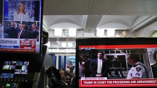 White House 'not going to comment' on Trump's arraignment