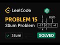 LeetCode 15: 3Sum | C# Solution | Two-Pointer Technique |