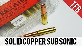 Discreet Ballistics .300 AAC 188gr subsonic gel test