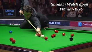 Ronnie O’Sullivan Vs Neil Robertson ( frame 9 \u0026 10). Snooker Welsh open.