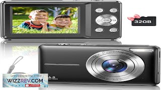 Digital Camera 2024 Upgraded FHD 1080P Digital Camera with Strap 32GB SD Review