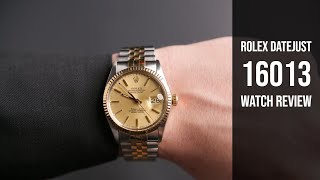 Men's Rolex 16013 Datejust Watch Review | Bob's Watches