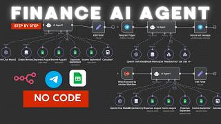 Step-by-Step Tutorial: How to Build FINANCIAL AI AGENT in N8N (No Code, Google Sheets, Telegram)