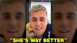 Justin Bieber REVEALS Selena Gomez Is Better Than Hailey!