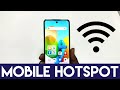 How to Set Up Mobile Hotspot on Tecno Spark 20C - Create WiFi Hotspot