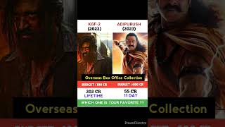 Kgf 2 Vs Adipurush Movie Comparison || Box office Collection #shorts #leo #kgf2 #adipurush #prabhas