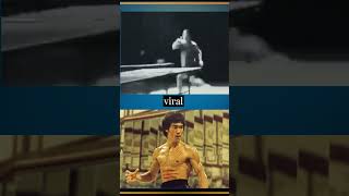Bruce Lee plays ping pong with nunchucks