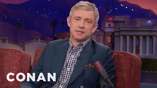 Martin Freeman On The Difference Between British & American Actors | CONAN on TBS