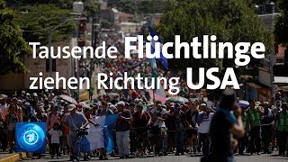 Mittelamerika: Tausende Flüchtlinge ziehen Richtung USA