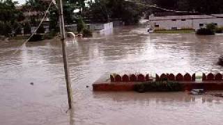 Mantralayam floods seen from Room