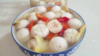 CÀ PHÁO TRẮNG MUỐI CHUA GIÒN NGON KHÔNG BỊ VÁNG.
