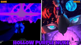 COMO USAR O HOLLOW PURPLE NUKE no JUJUTSU INFINITE ROBLOX