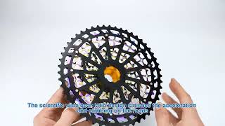 VG Sports 12 Speed 10-51T Ultimate XD Rainbow Ultralight Cassette