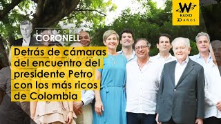 Detrás de cámaras del encuentro de Petro con los más ricos de Colombia