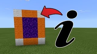 How To Make a Portal to the Worse Dimension in MCPE (Minecraft PE)