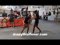 teep sweep muay thai technique to counter the teep. by ajarn burklerk pinsinchai