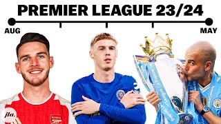 The ENTIRE Premier League 2023/24 Season in 21 Minutes.