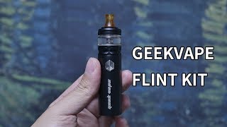 솔트 니코틴 액상 먹기 좋은 원통형 미니사이즈 전자담배 긱베이프 플린트 킷 GEEKVAPE FLINT KIT