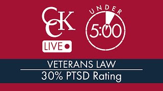 30% PTSD VA Disability Rating Breakdown