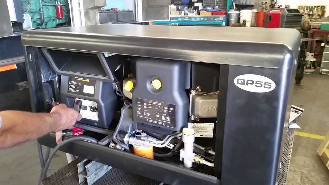 Generac QP55 5500 Watts 120v Gasoline Generator From GotPower! - YouTube