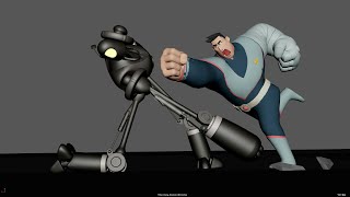Animating a Complex Fight Action Sequence in Maya with Peter Dang