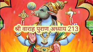 Varaha Puran Chapter 213 वराह पुराण कथा अध्याय 213