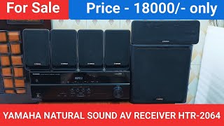 YAMAHA NATURAL SOUND AV RECEIVER HTR-2064 With Spekarer Nice Performance Contact No - 8750424840