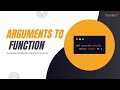 Passing Arguments to Function | Complete Functional Programming Course in Python | Tutorial 3