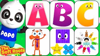 Learn ABC Phonics Shapes Numbers Colors | Preschool Learning Videos For 3 Year Olds | #kidsvideos