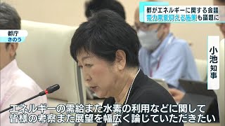 エネルギー政策に関する有識者会議　東京都　電力の需要抑制策や水素活用を議論