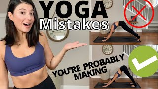 7 COMMON YOGA MISTAKES TO AVOID DOING | HOW TO FIX YOGA POSTURES