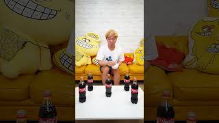 [Impact] Something terrible happened with the Mentos Cola I threw... funny video 😂😂😂#shorts