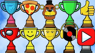 FIND the TROPHIES *How to get ALL 81 Trophies* Roblox