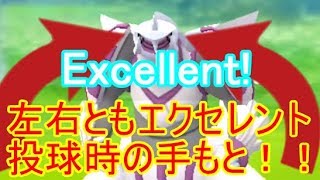 ポケモンGO　パルキア実装！手もと動画付き！左右両回転エクセレントスローの投げ方