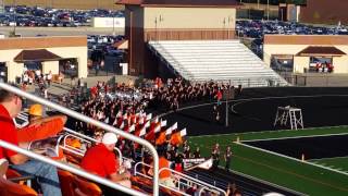 Aledo Band marching into Aledo stadium 9/4/15