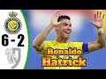 Ronaldo Hat-Trick In 3 Min 💥 AL Nassr vs AL Taee 6-2 - All Goals & Highlights - 2024