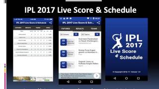 Live Schedule Updates for Cricket Match of VIVO IPL 2017