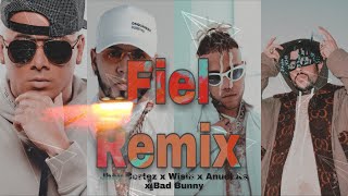 Fiel (Remix) - Wisin, Jhay Cortez & Anuel AA, Mike Towers