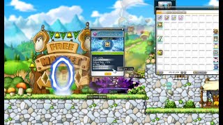 [MapleStory Aurora GMS] Violet Cubing 3L MATT Mitra's Rage Emblem