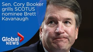 Sen.Cory Booker grills SCOTUS nominee Brett Kavanaugh