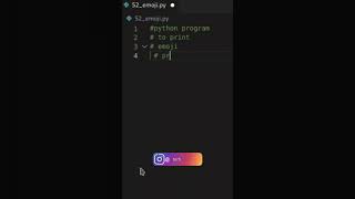 Print Emoji Using Python Program | Python Emoji | Unicode | Tech Blooded | #Shorts