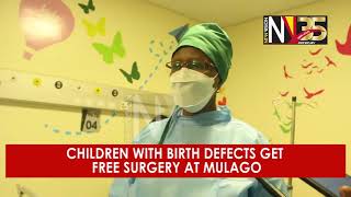 Children with birth defects get free surgery at Mulago