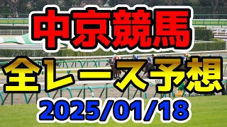 【中京競馬】2025/01/18全レース予想