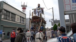 佐原の大祭2022秋　中日　仲川岸町内を出発