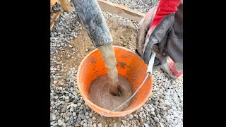 How to prime a concrete pump with bentonite: