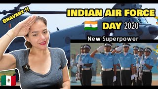 Indian Air Force Day Special | Reaction | Indian Army | Indian Air Force | Mexican Girl